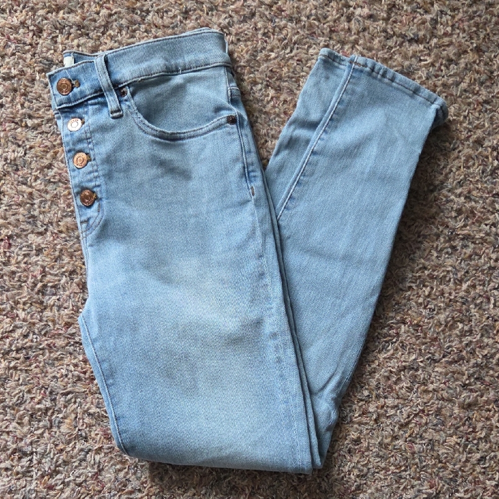 J. Crew High Rise Light Blue Jeans